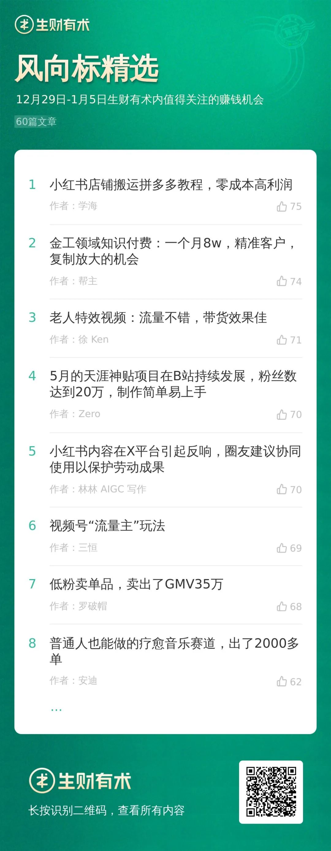 小红书卖家乡特产，4个月赚5w；反人性的赚钱感悟丨生财周报